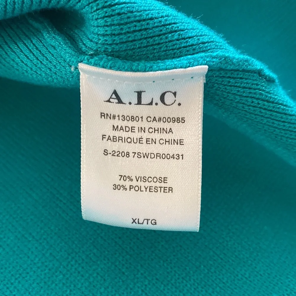 A.L.C. Knit Nate Button down puff sleeve dress XS - Picture 7 of 9